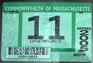 inspection 2005 expiration november massachusetts