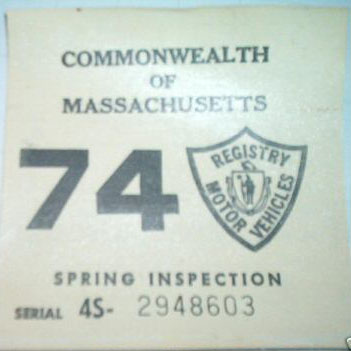 inspection 1974 spring massachusetts